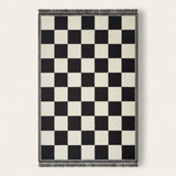 Rug – Checkerboard – Ink Black