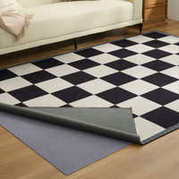 Rug – Checkerboard – Ink Black
