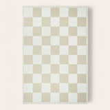 Rug – Checkerboard Tile – Bouclé Sand