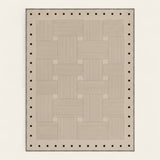 Rug – Checkerboard Weave – Bouclé Sand
