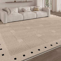 Rug – Checkerboard Weave – Bouclé Sand