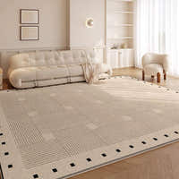 Rug – Checkerboard Weave – Bouclé Sand