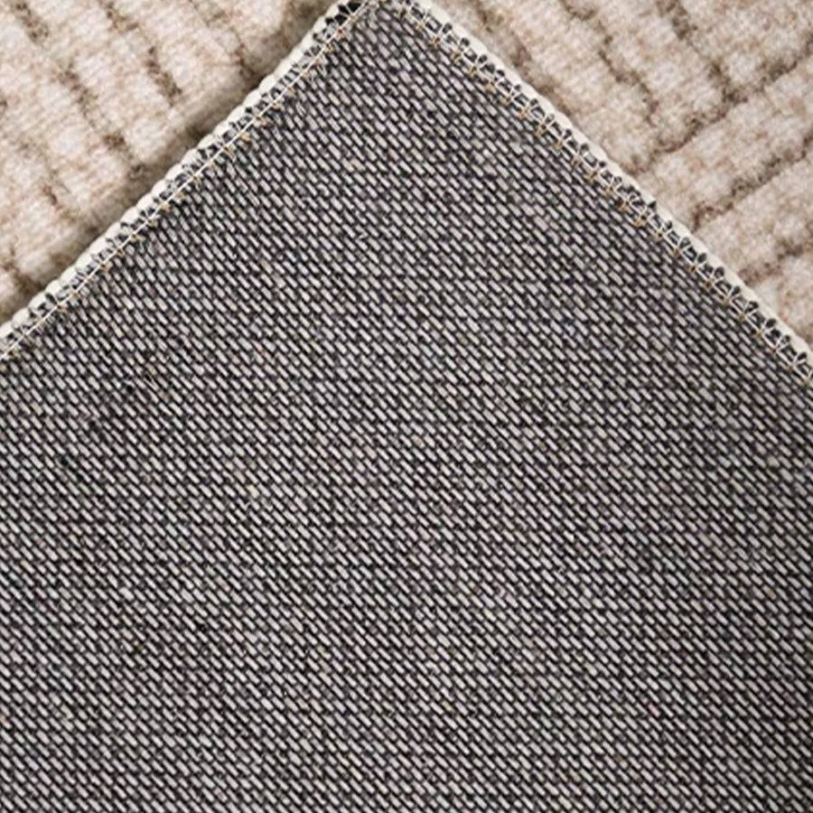 Rug – Checkerboard Weave – Bouclé Sand