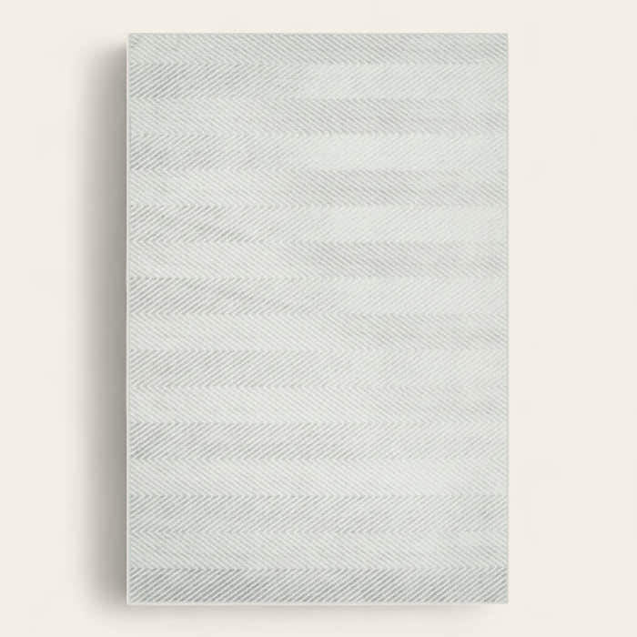 Rug – Diagonal Subtle – Pearl Grey