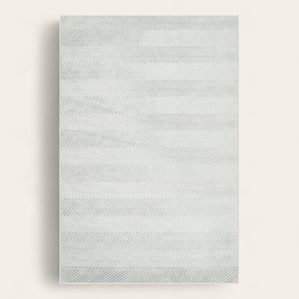 Rug – Diagonal Subtle – Pearl Grey