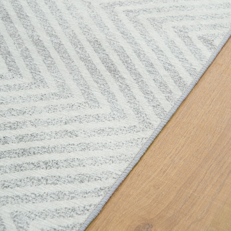 Rug – Diagonal Subtle – Pearl Grey