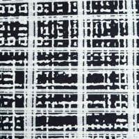 Rug – Distressed Grid – Ink Black