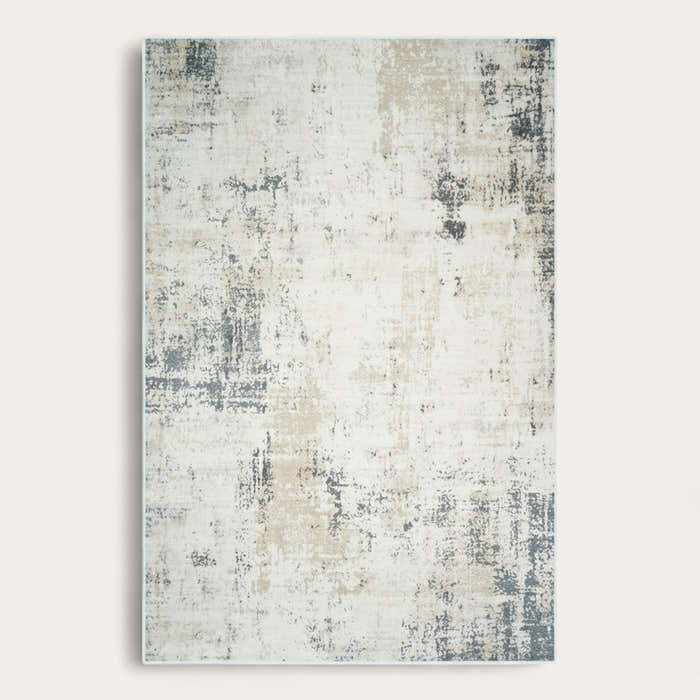 Rug – Distressed Marble – Pearl Grey