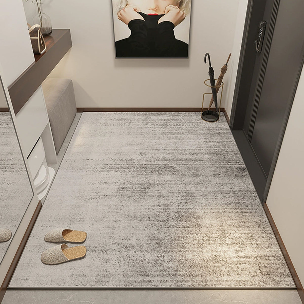 Rug – Distressed Patina – Pearl Grey