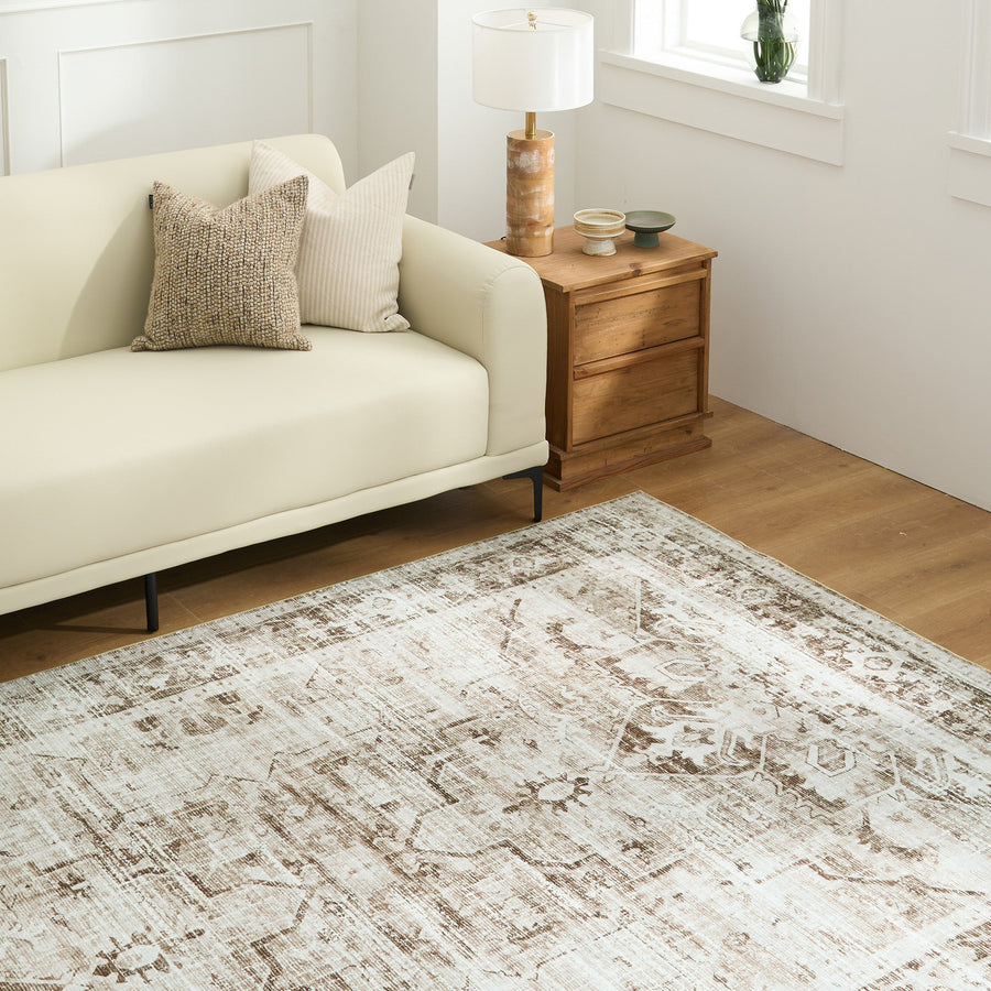 Rug – Distressed Persian – Bouclé Sand