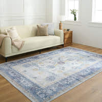 Rug – Distressed Persian – Sky Mist