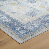 Rug – Distressed Persian – Sky Mist