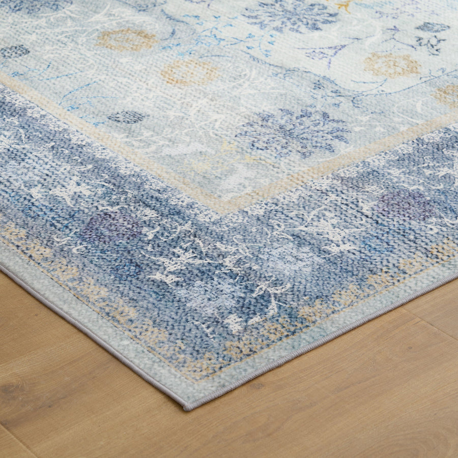 Rug – Distressed Persian – Sky Mist