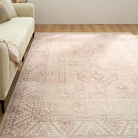 Rug – Distressed Tribal – Bouclé Sand