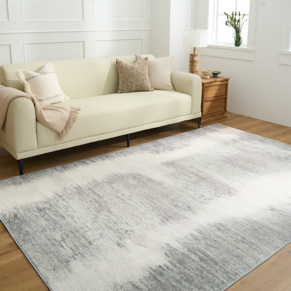 Rug – Distressed Veil – Pearl Grey