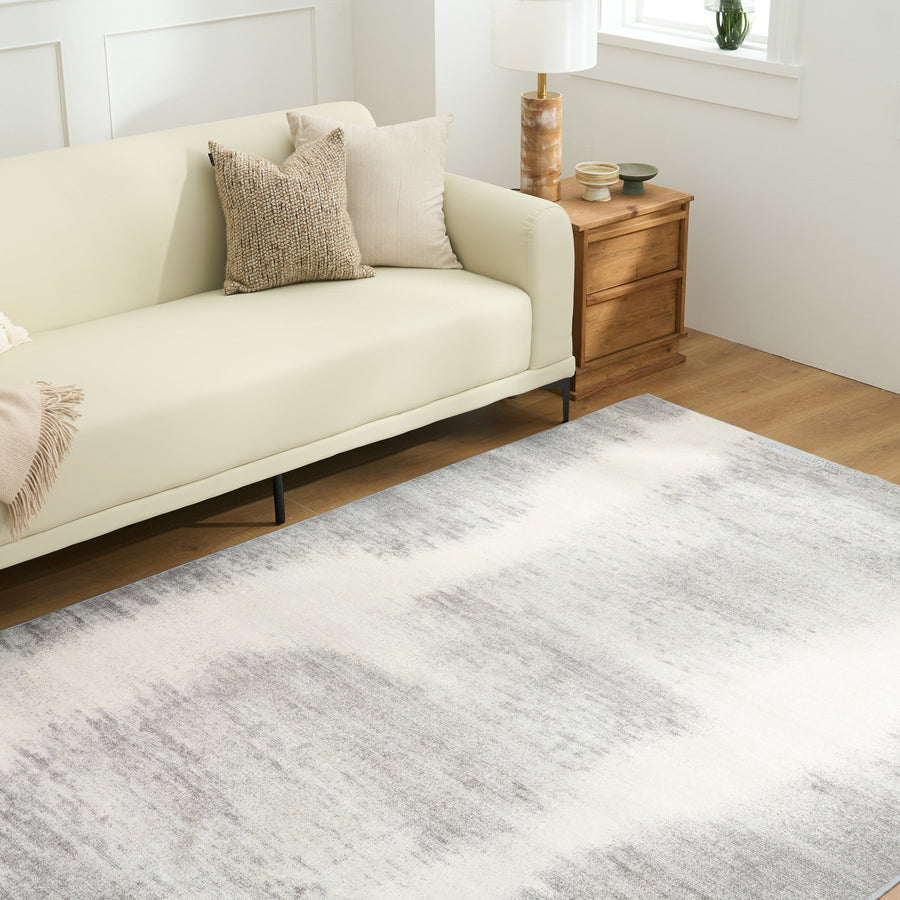 Rug – Distressed Veil – Pearl Grey