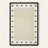 Rug – Dot Border – Ivory Cream