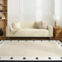 Rug – Dot Border – Ivory Cream