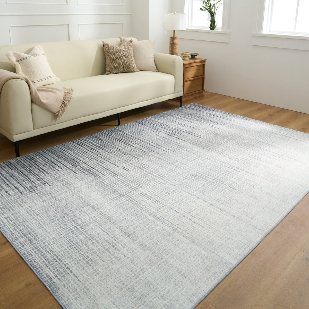 Rug – Gradient Stripe – Charcoal