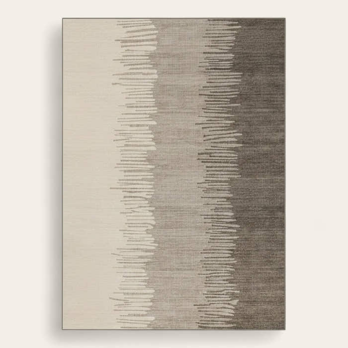 Rug – Gradient Stripe – Pearl Grey