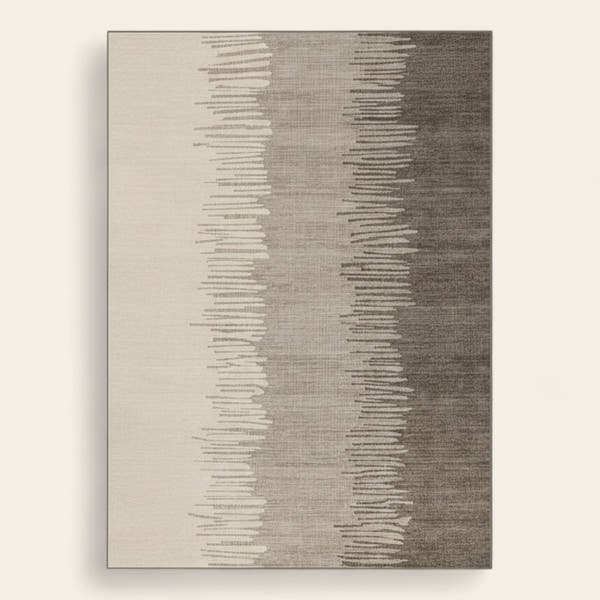 Rug – Gradient Stripe – Pearl Grey