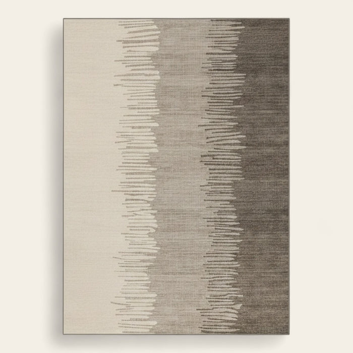 Rug – Gradient Stripe – Pearl Grey