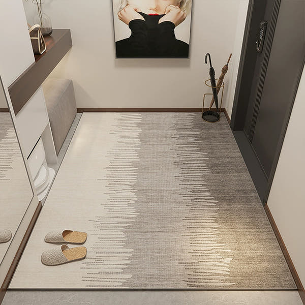 Rug – Gradient Stripe – Pearl Grey