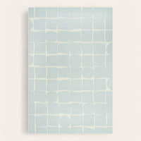 Rug – Grid Abstract – Sky Mist
