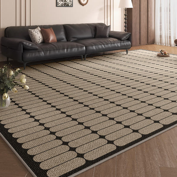 Rug – Grid Dot – Bouclé Sand