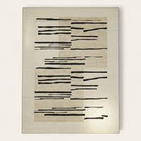 Rug – Ink Stripe Vertical – Bouclé Sand