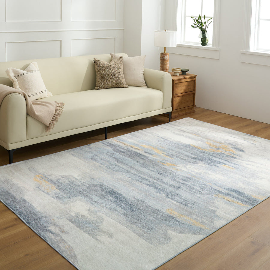 Rug – Misty Gold – Pearl Grey