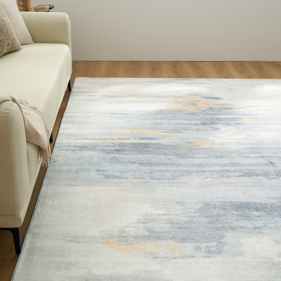 Rug – Misty Gold – Pearl Grey
