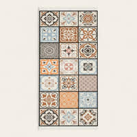 Rug – Moroccan Tile Print – Multicolor