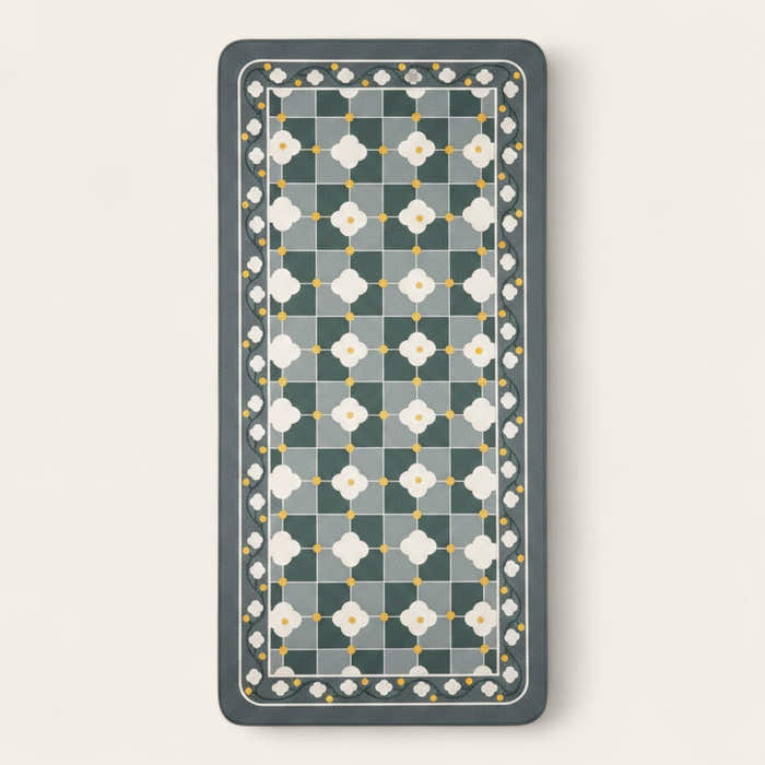 Rug – Moroccan Tile – Stormy Blue