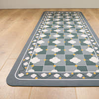 Rug – Moroccan Tile – Stormy Blue
