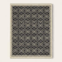 Rug – Ornate Border – Sage Mist