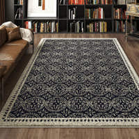 Rug – Ornate Border – Sage Mist