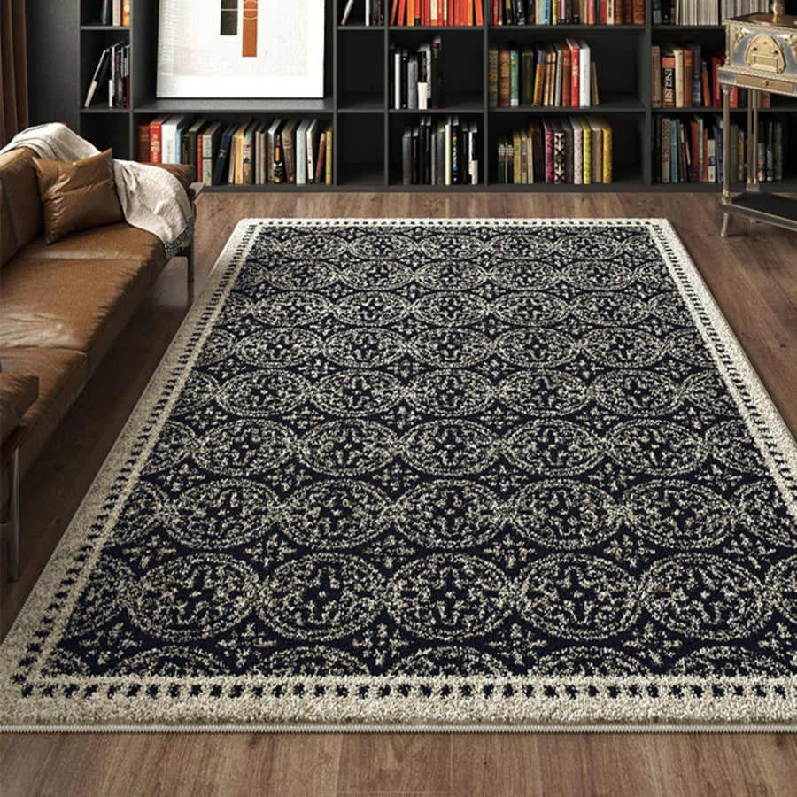 Rug – Ornate Border – Sage Mist