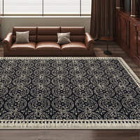 Rug – Ornate Border – Sage Mist