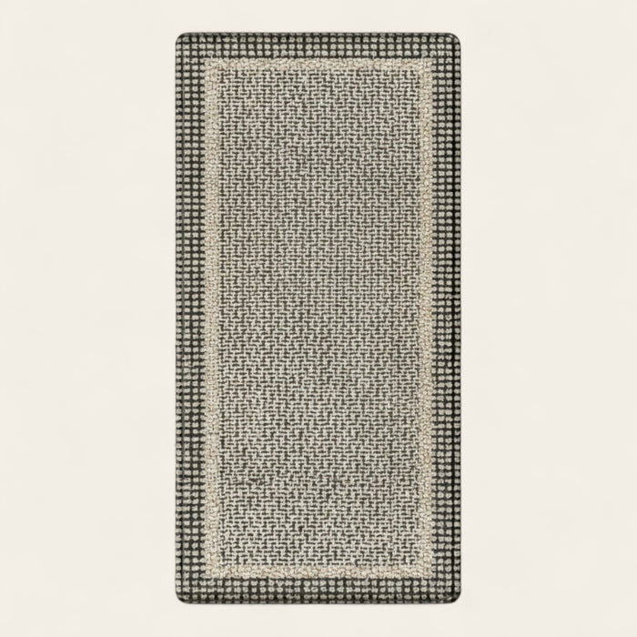 Rug – Pebble Bordered – Warm Stone
