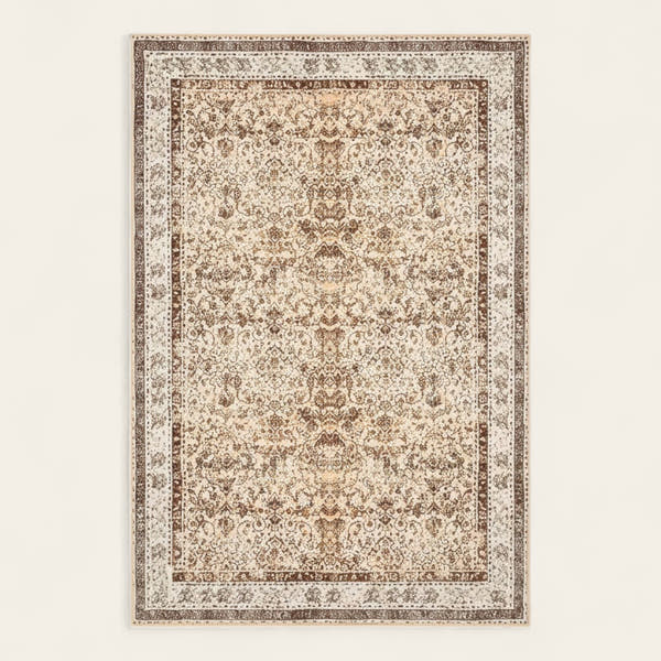 Rug – Persian Print – Bouclé Sand