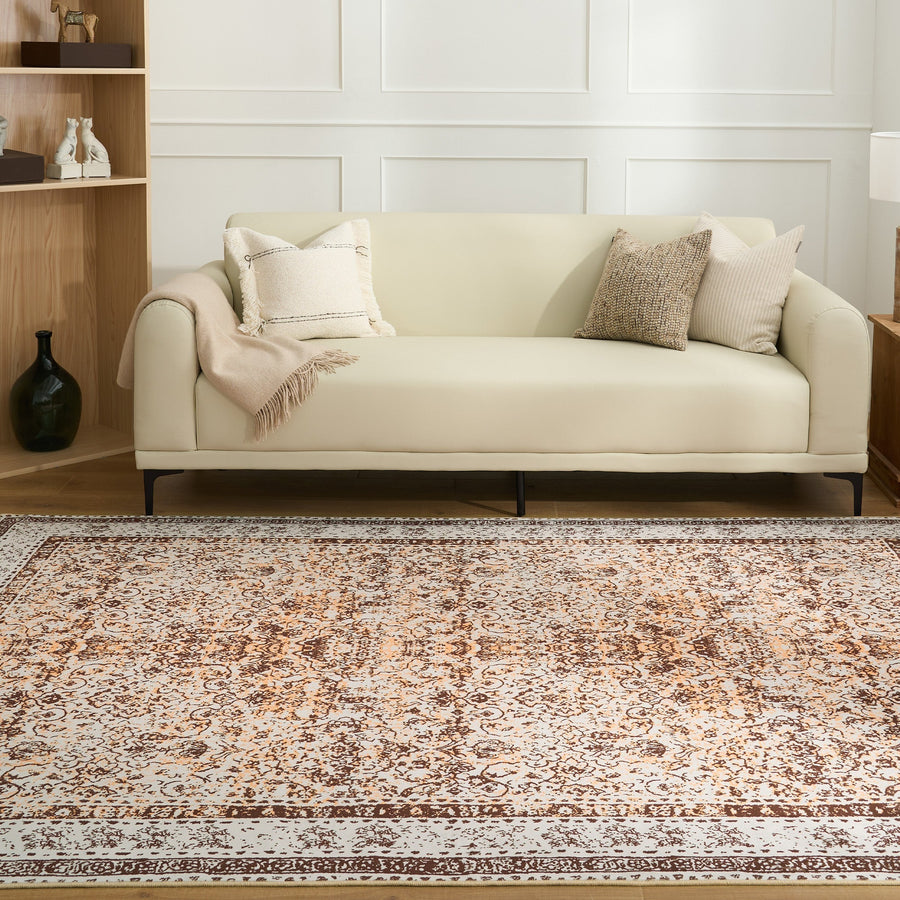 Rug – Persian Print – Bouclé Sand