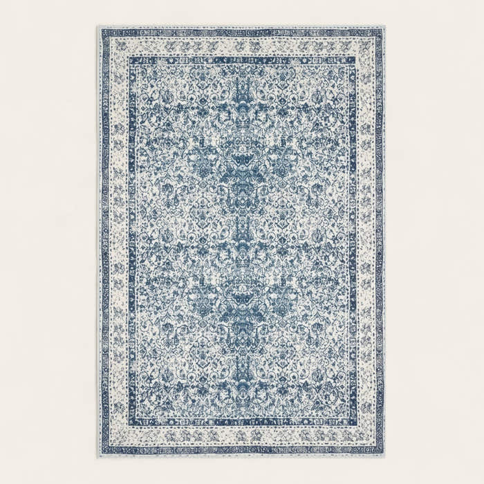 Rug – Persian Print – Stormy Blue