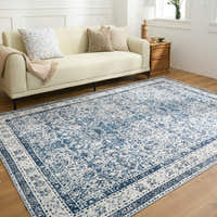 Rug – Persian Print – Stormy Blue