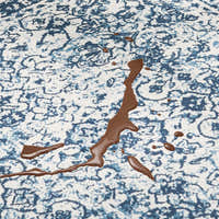 Rug – Persian Print – Stormy Blue