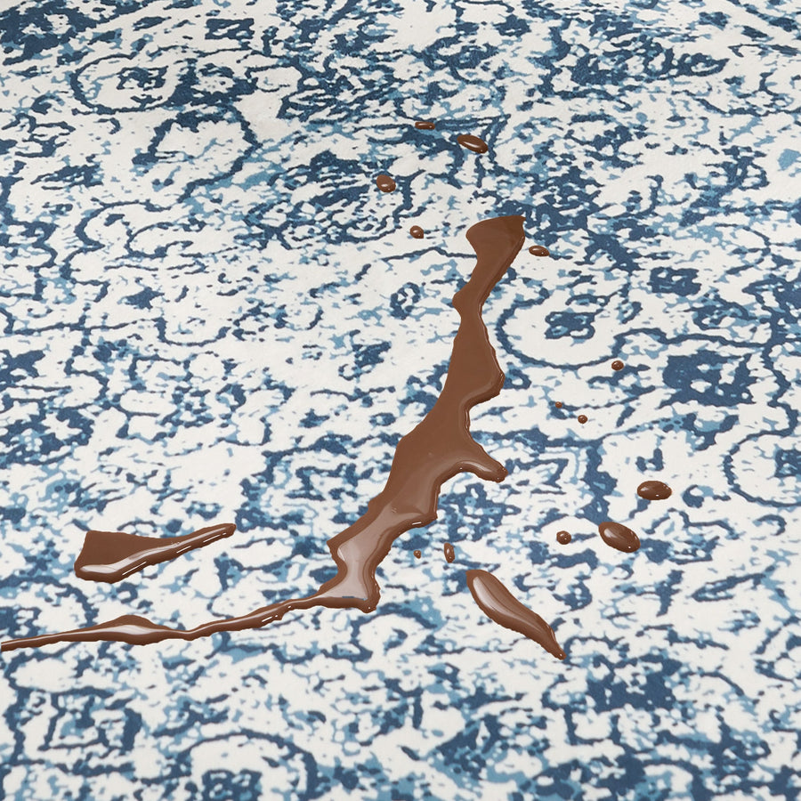 Rug – Persian Print – Stormy Blue