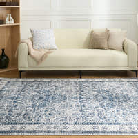 Rug – Persian Print – Stormy Blue