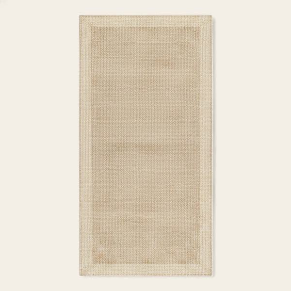 Rug – Plain Weave Bordered – Bouclé Sand