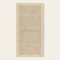 Rug – Plain Weave Bordered – Bouclé Sand