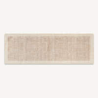 Rug – Plain Weave Bordered – Bouclé Sand